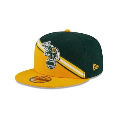 Oakland Athletics Gorra | New Era MLB Color Cross 9fifty Snapback Cap Mexico - Amarillos